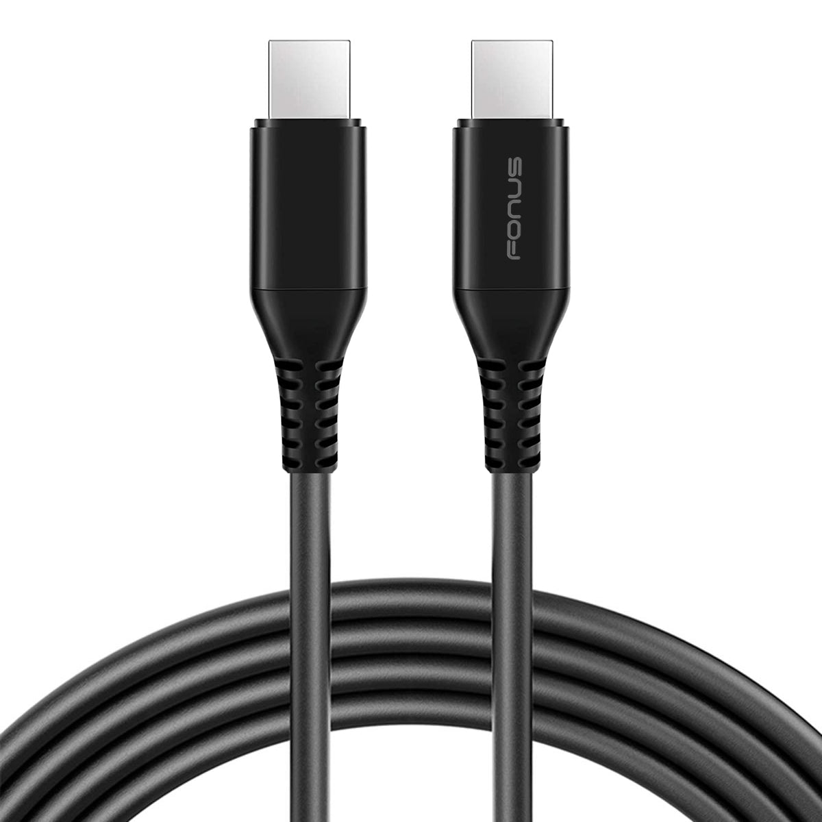 Fast PD Car Charger, DC Socket Plug-in Power Adapter 6ft Long Type-C Cable 2-Port USB-C 60W - NWF08+J68 2184-3