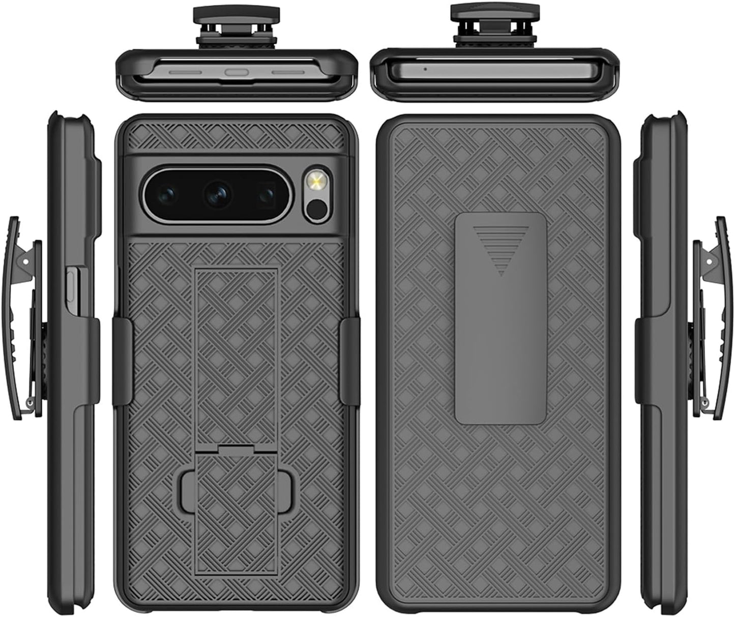 Case Belt Clip, Armor Kickstand Cover Swivel Holster - NWF67 2023-2