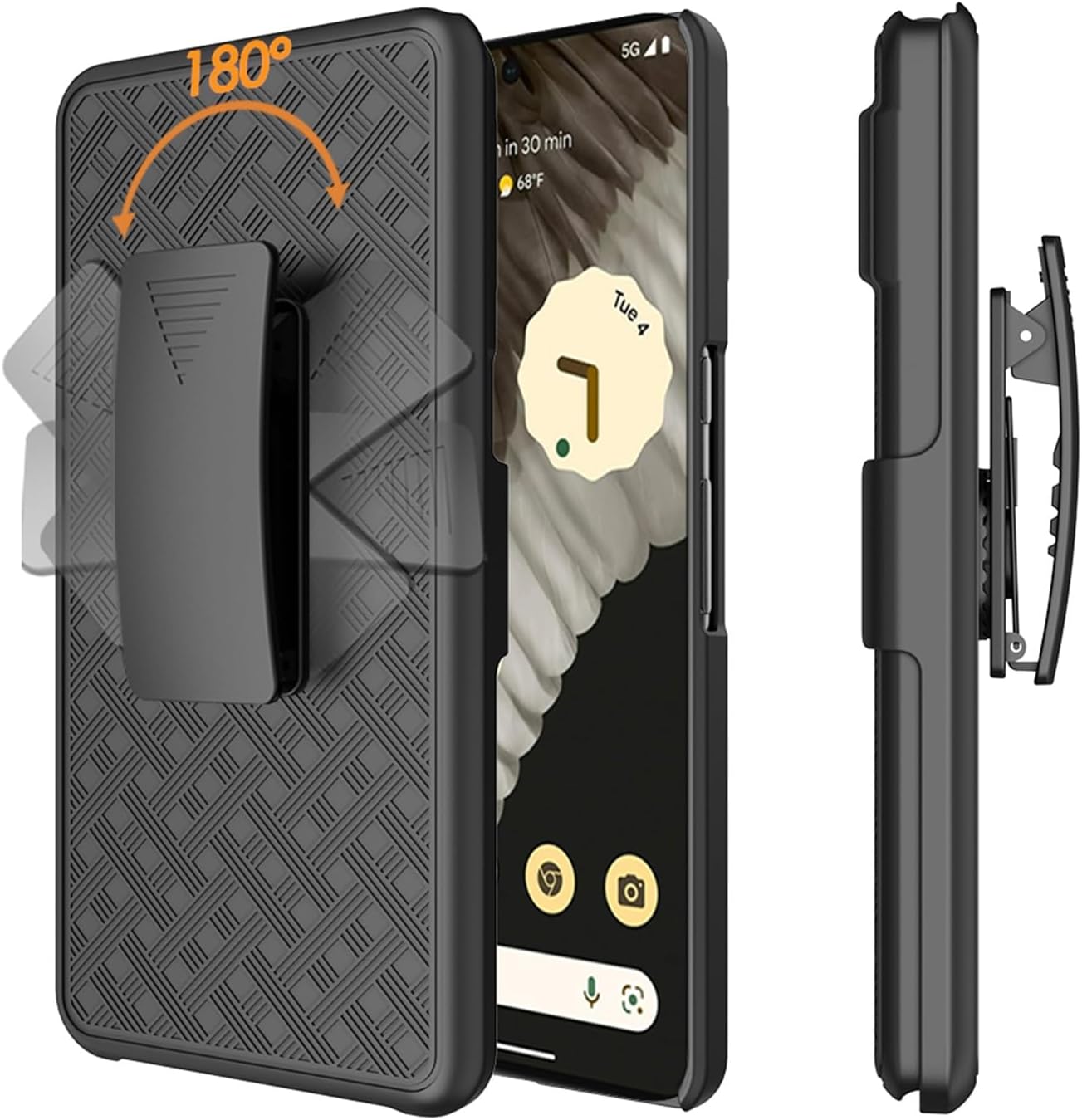 Case Belt Clip , Armor Kickstand Cover Swivel Holster - NWF66 2022-3