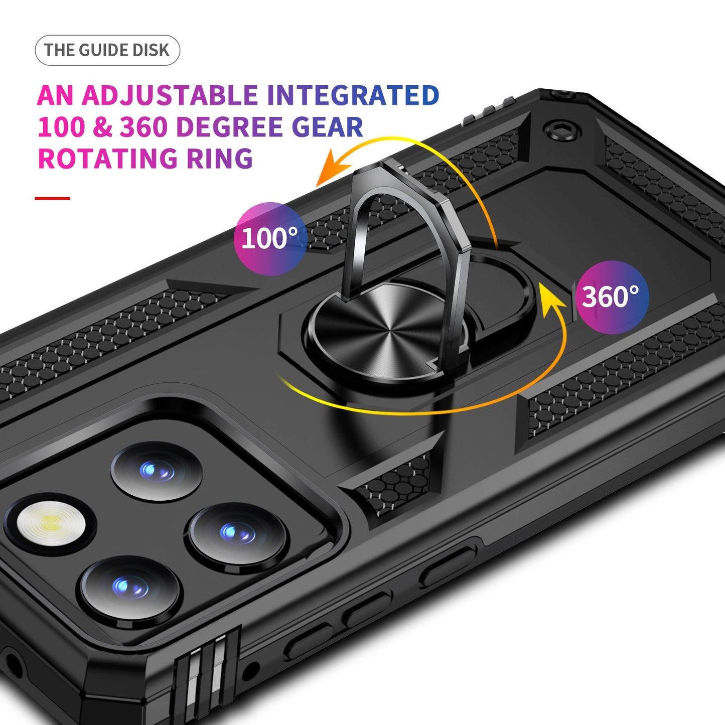 Case Belt Clip,  Armor Kickstand Cover Swivel Metal Ring Holster  - NWZ06 2209-2