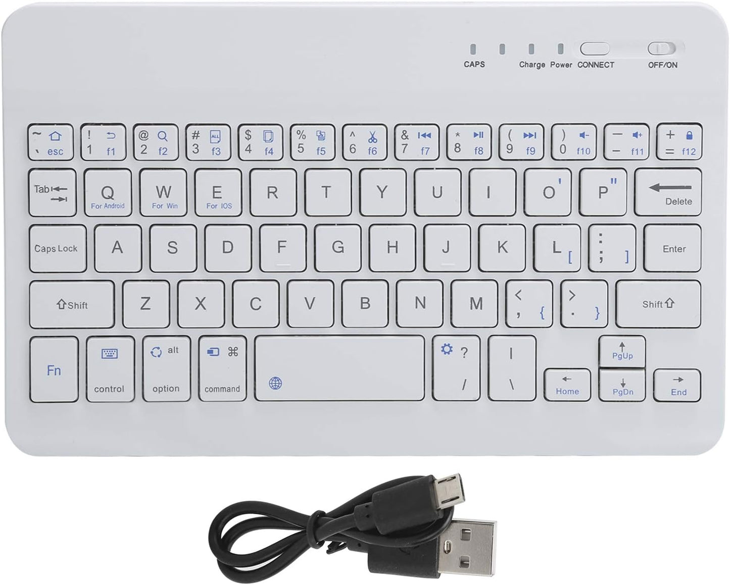Wireless Keyboard , Compact Portable Rechargeable Ultra Slim - NWS79 2053-5