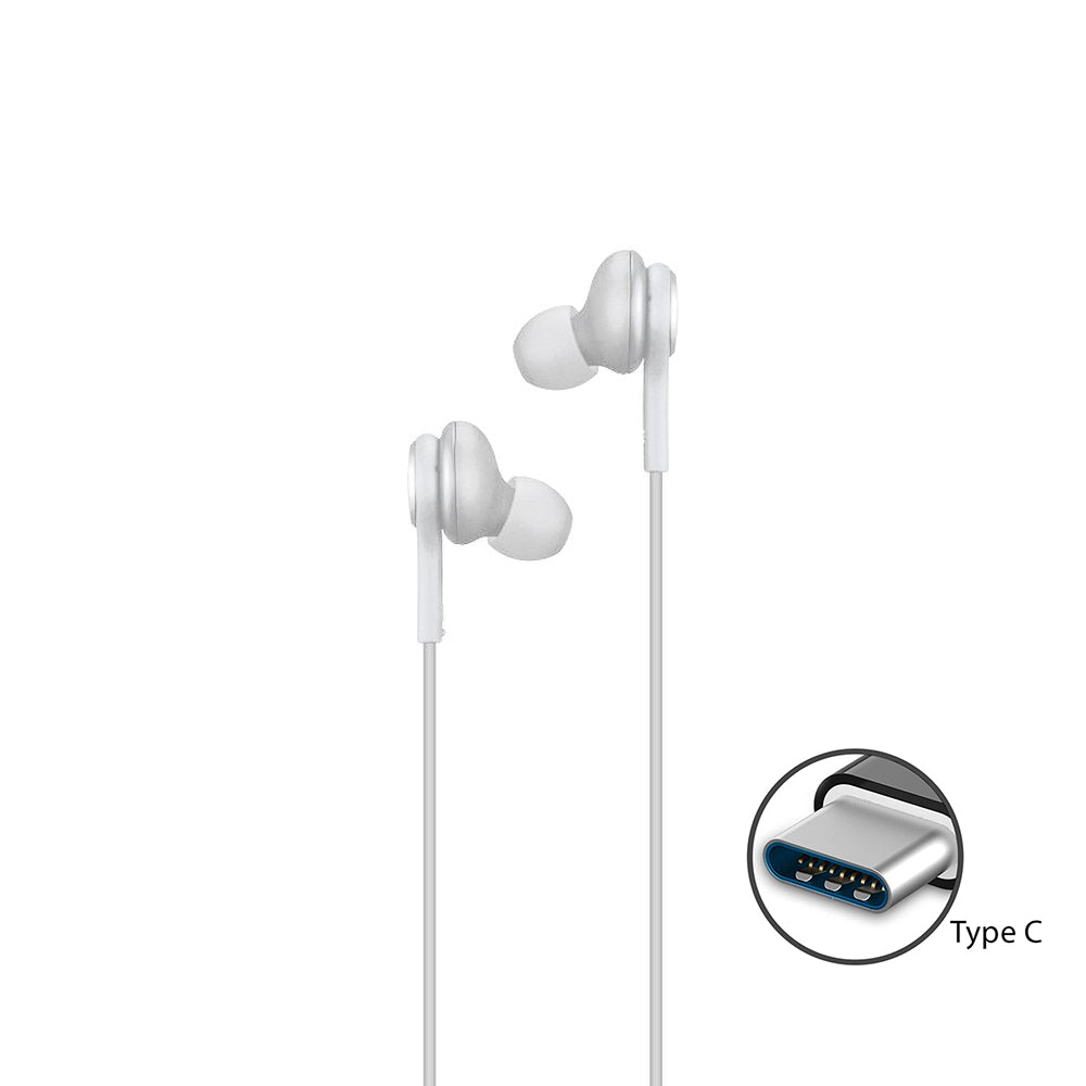 TYPE-C Earphones, Handsfree Headset w Mic USB-C Earbuds Headphones - NWXG60 2085-3