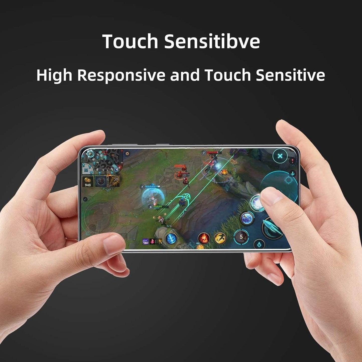 2 Pack Screen Protector, 9H Hardness (Fingerprint Unlock) Full Cover HD Clear Tempered Glass - NW2SP22 2177-5