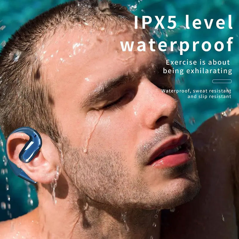 Wireless Ear-hook OWS Earphones , Hands-free Mic Charging Case True Stereo Over the Ear Headphones Bluetooth Earbuds - NWG58 2038-5