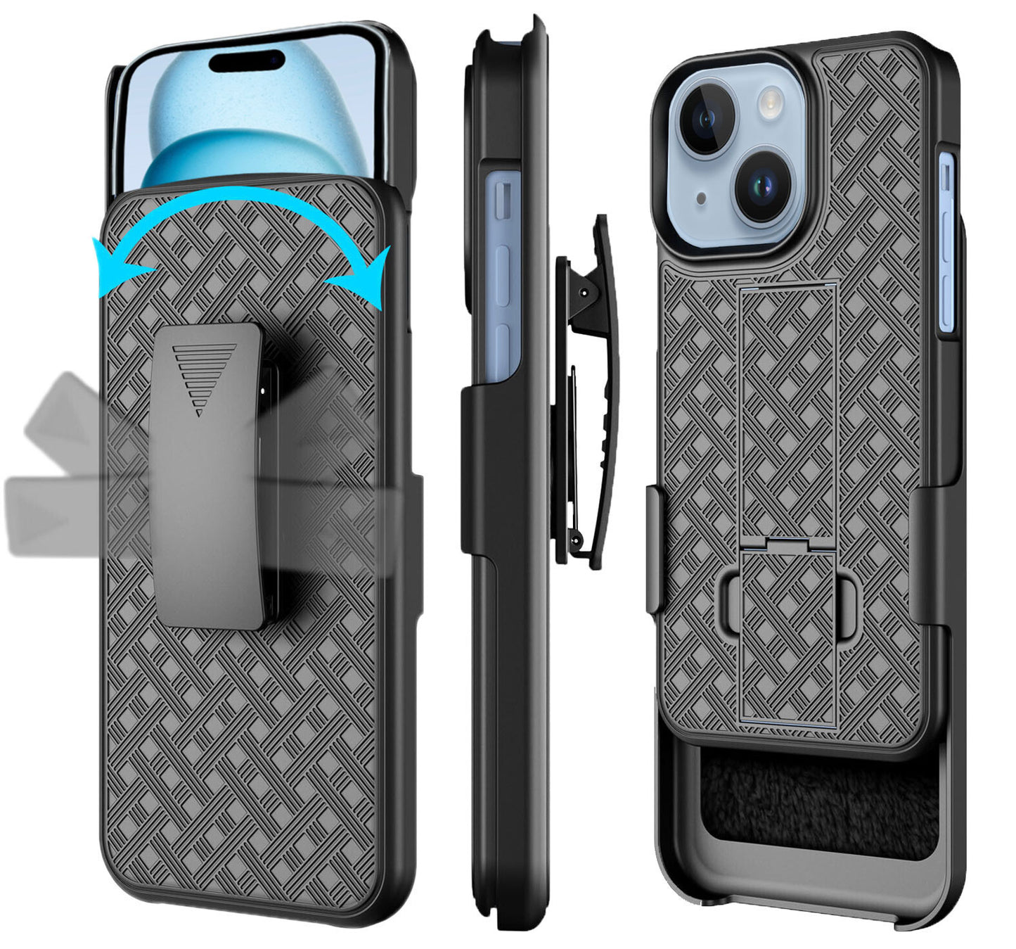 Case Belt Clip ,  Armor Kickstand Cover Swivel Holster  - NWZ74 2004-2