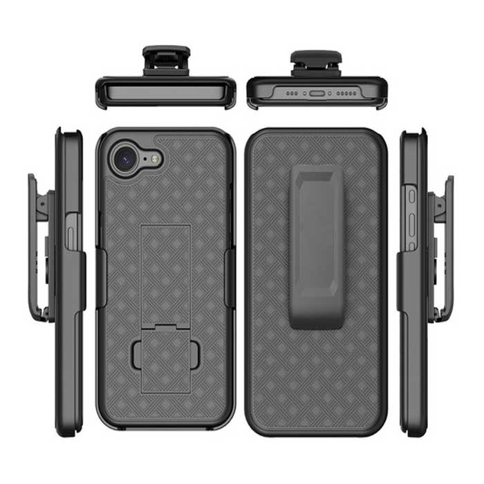 Case with Belt Clip, Defender Armor w Kickstand Cover Swivel Holster Combo - NWL99 2213-7