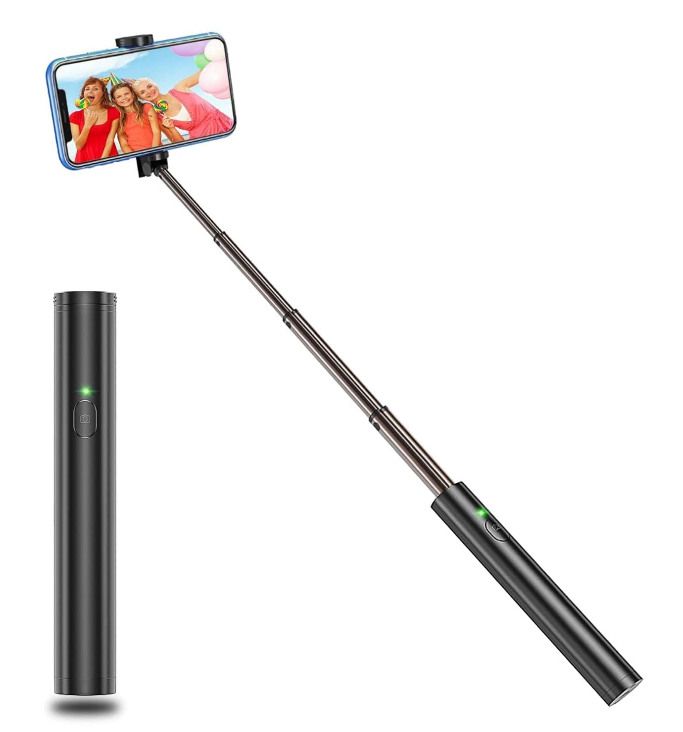 Selfie Stick , Extendable Self-Portrait Remote Shutter Lightweight Aluminum Wireless - NWG36 2033-1