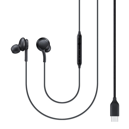 TYPE-C Earphones,  Earpieces Headset w Mic Headphones  USB-C Earbuds   - NWXS91 2084-1
