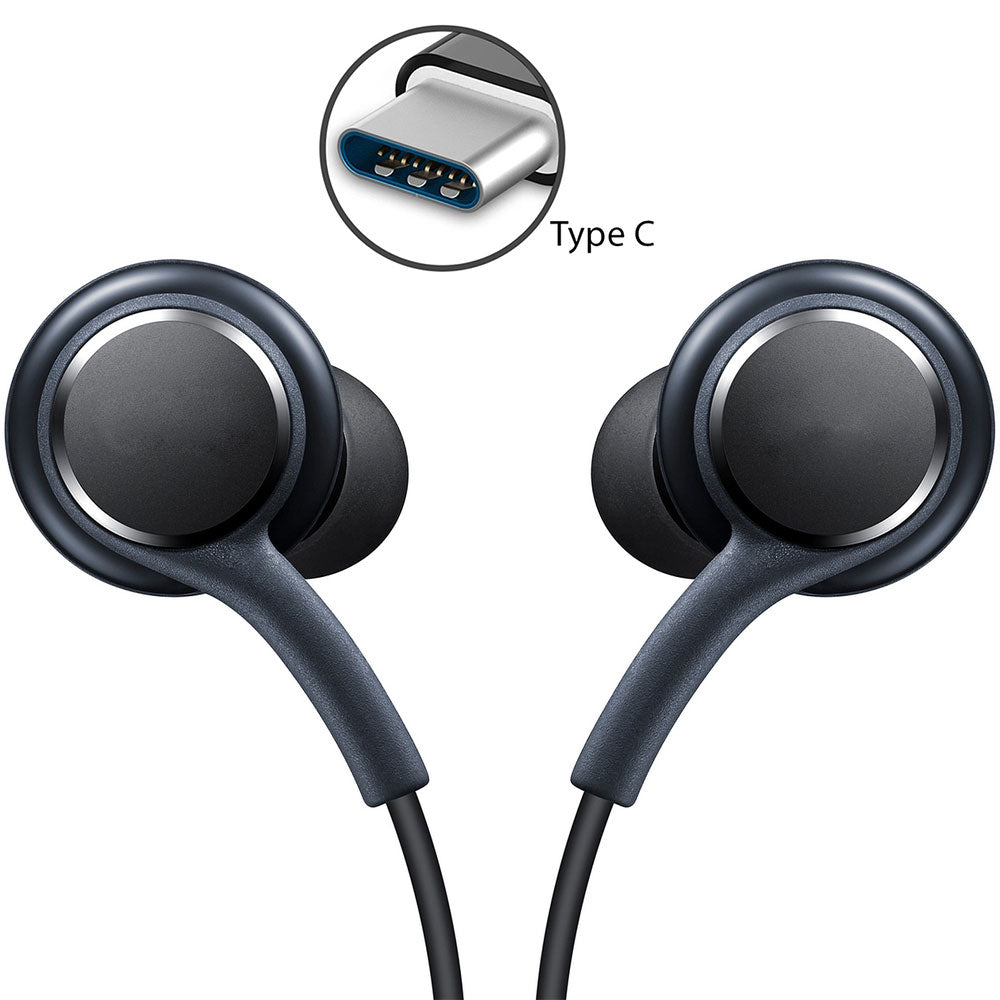 TYPE-C Earphones, Earpieces Headset w Mic Headphones USB-C Earbuds - NWXS91 2084-4