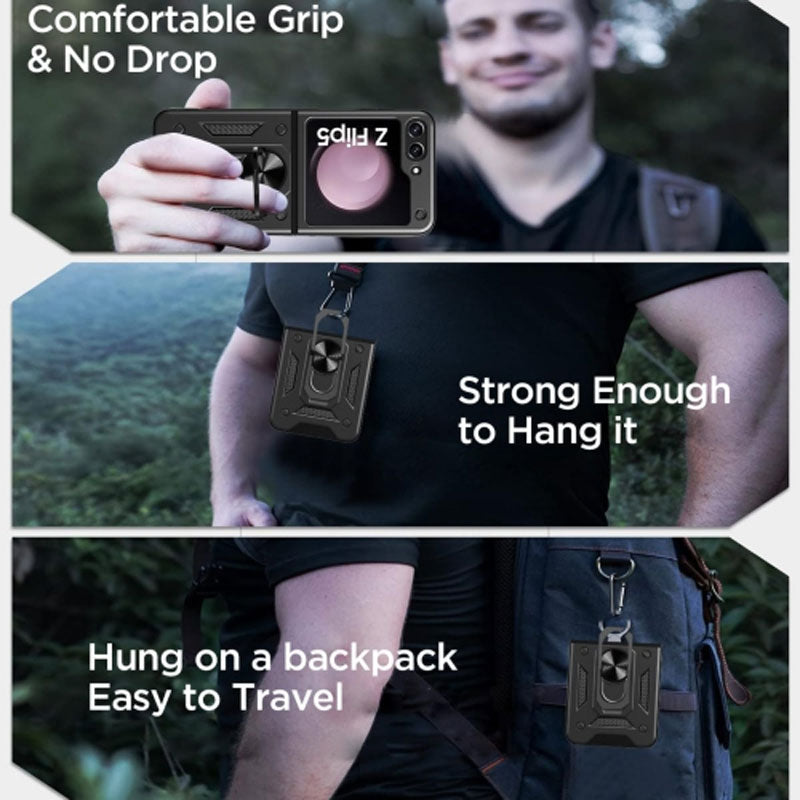Hybrid Case Cover , Armor Shockproof Kickstand Metal Ring - NWf79 2027-3