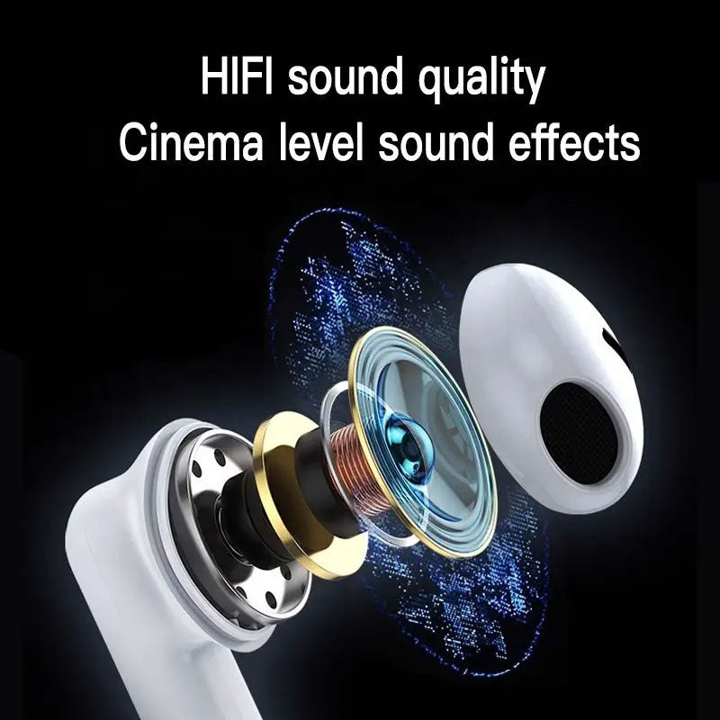 TWS Earphones , Headset True Stereo Headphones Earbuds Wireless - NWV82 2121-2