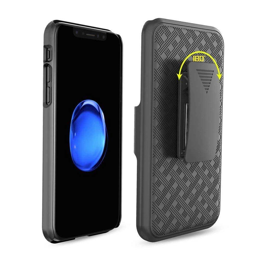 Case with Belt Clip, Defender Armor w Kickstand Cover Swivel Holster Combo - NWL99 2213-2
