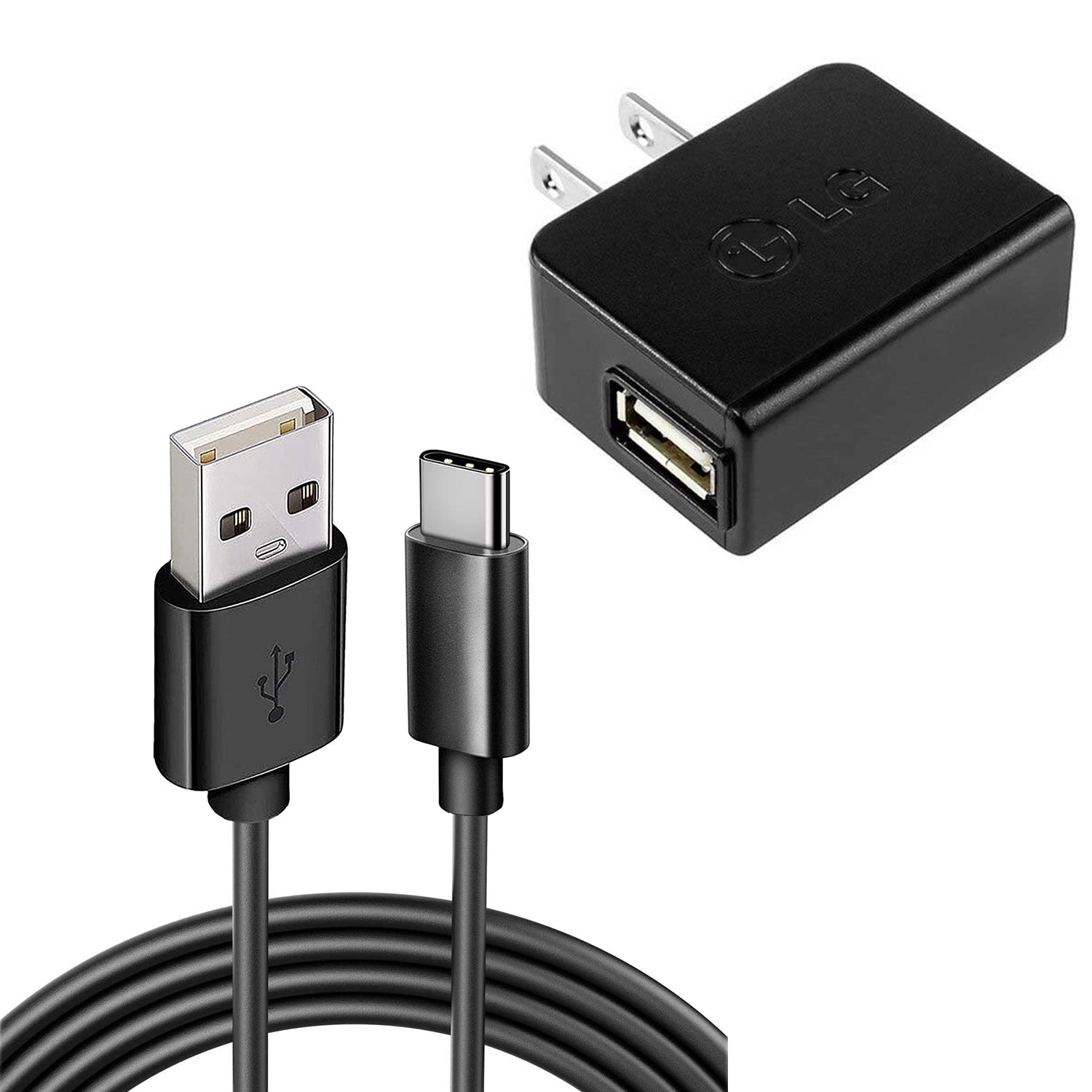 Home Wall Charger ,   AC Plug   Charging Cord   USB-C Wire   Power Adapter   6ft Long USB-C Cable   - NWG47 2059-1