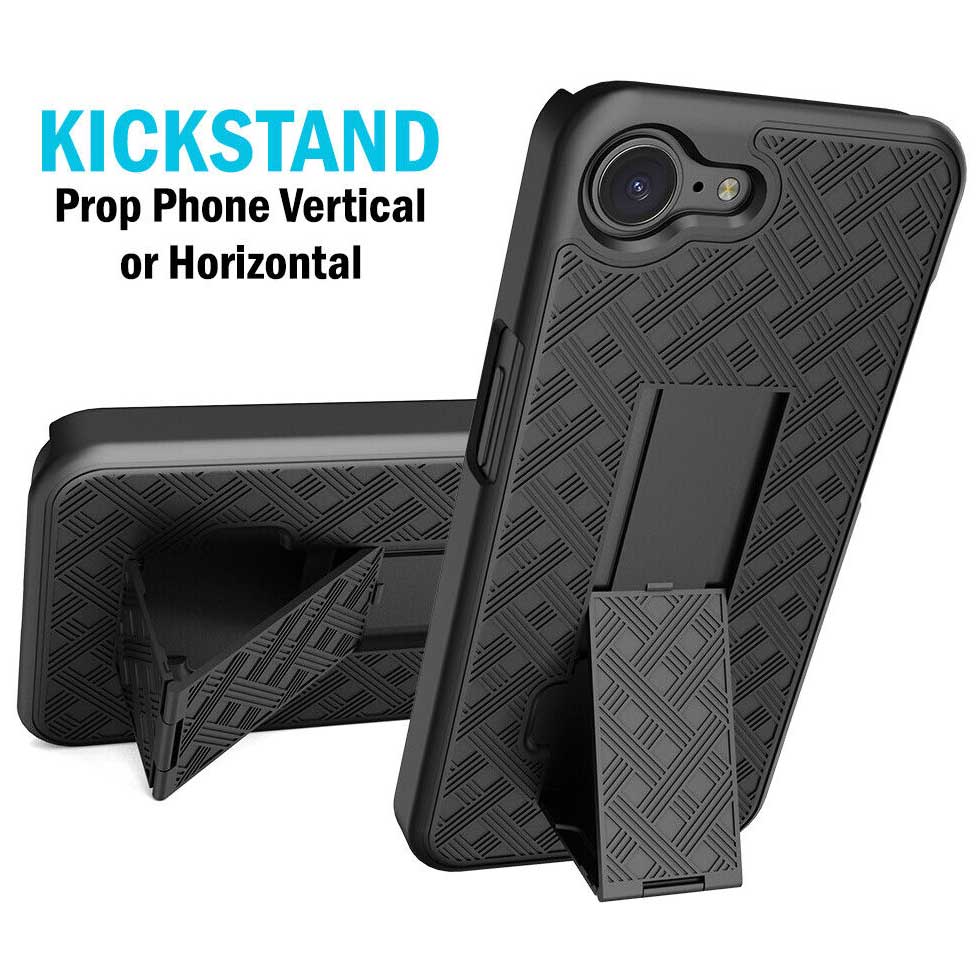 Case with Belt Clip, Defender Armor w Kickstand Cover Swivel Holster Combo - NWL99 2213-4
