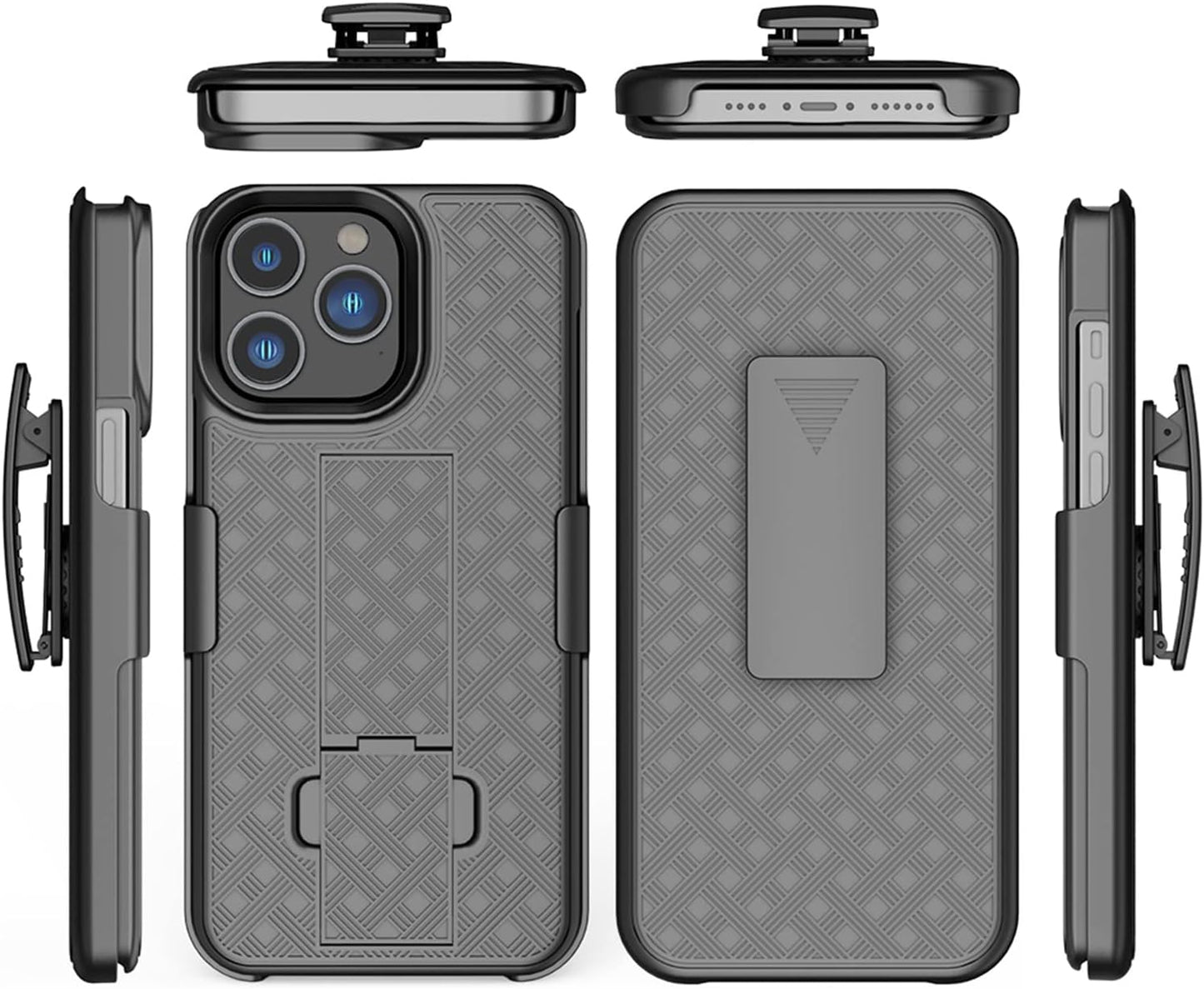 Case Belt Clip, Armor Kickstand Cover Swivel Holster - NWY87 2007-2