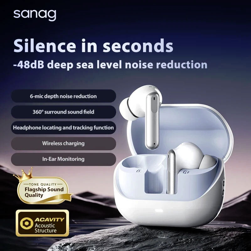 TWS Earphones, Headset True Stereo Headphones Earbuds Wireless - NWV95 2143-2