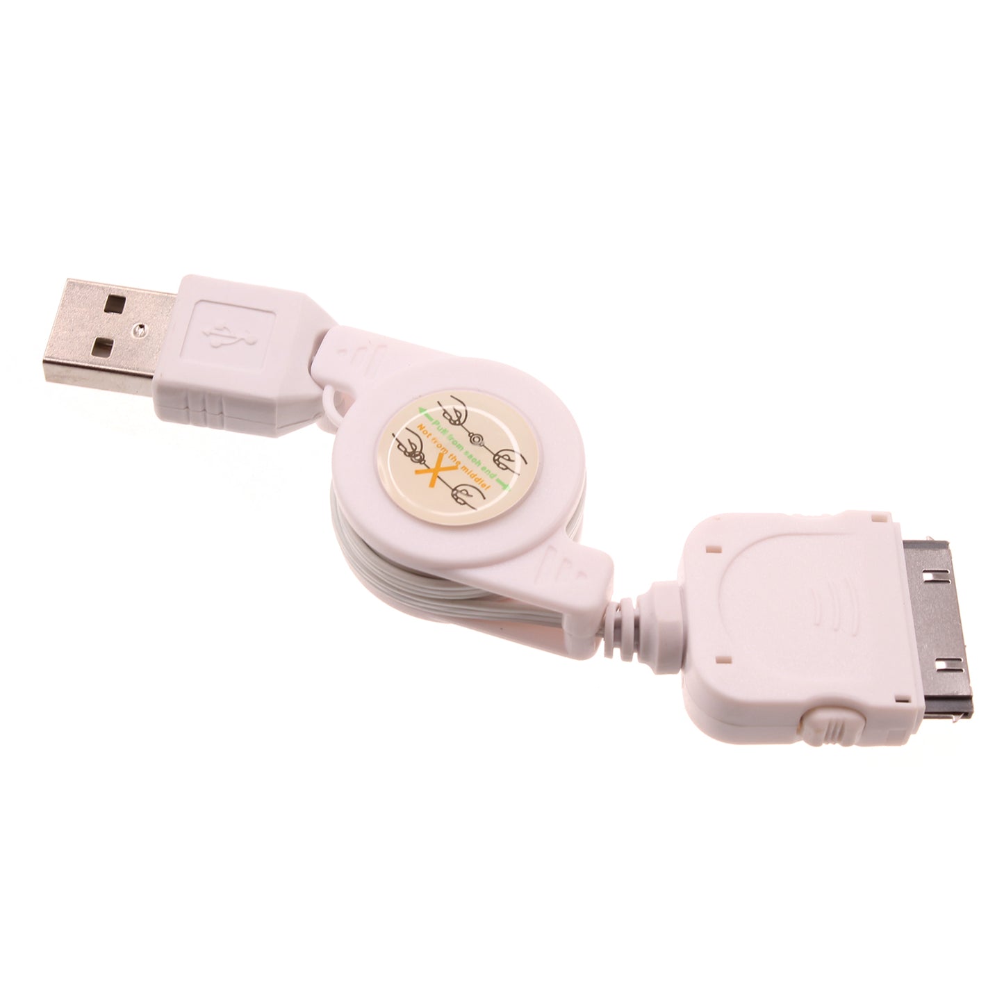 Retractable USB Cable, Data Cord Charge and Sync Charger Power Wire - NWC58 2243-1
