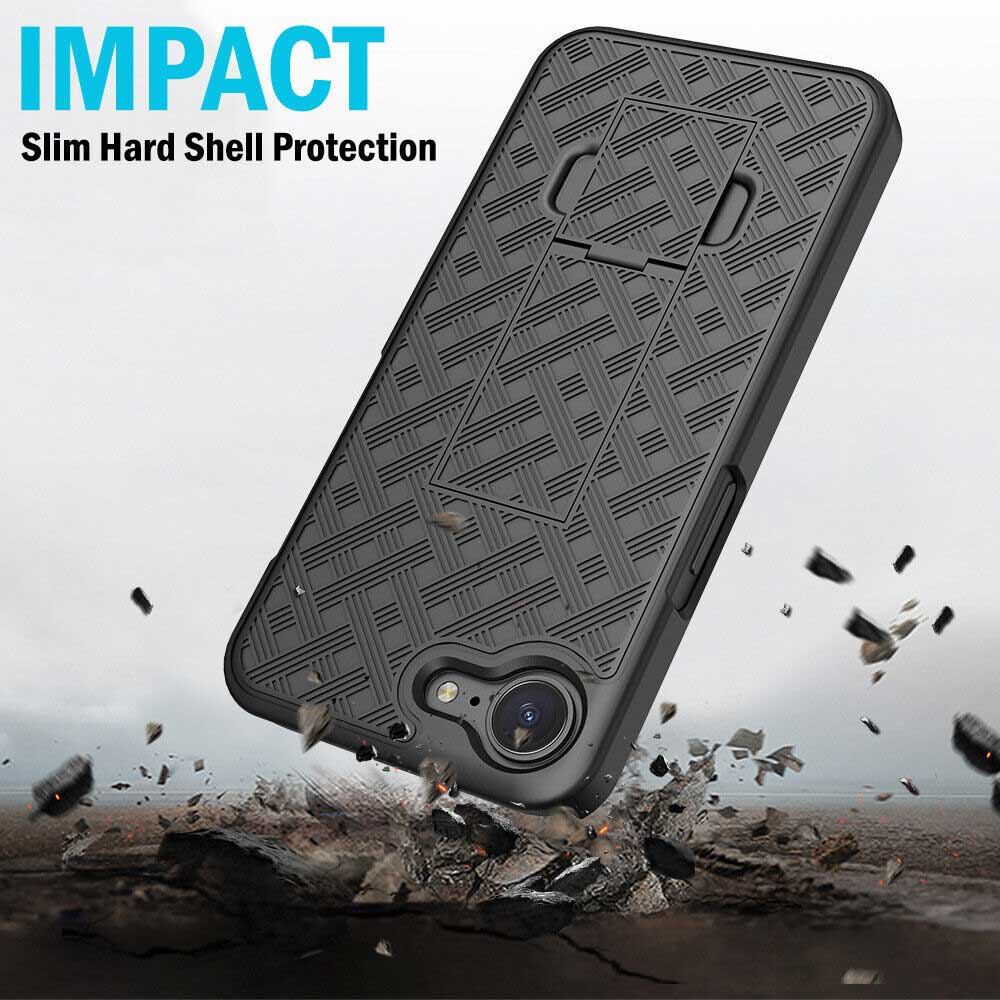 Case with Belt Clip, Defender Armor w Kickstand Cover Swivel Holster Combo - NWL99 2213-5