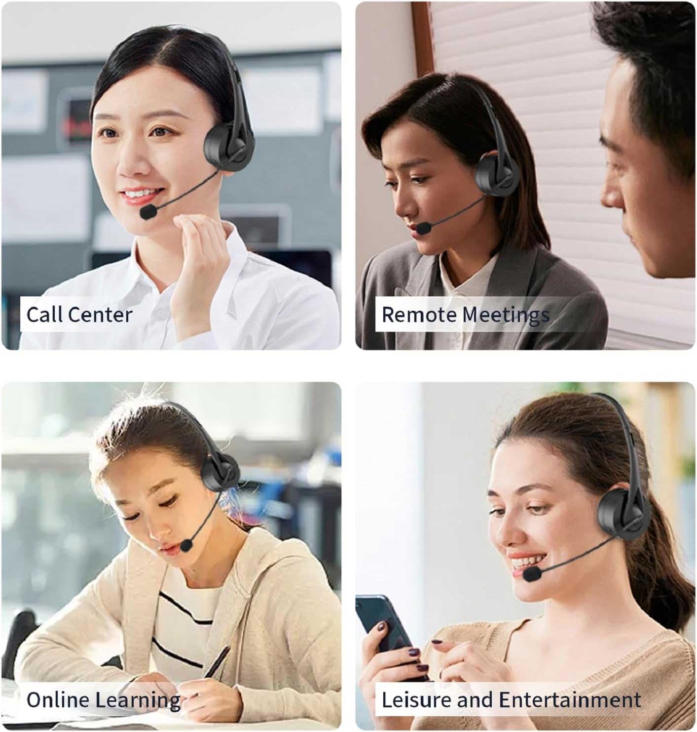 Wireless Headset, Hands-free Earphone Bluetooth Headphone Mic - NWY01 2252-4