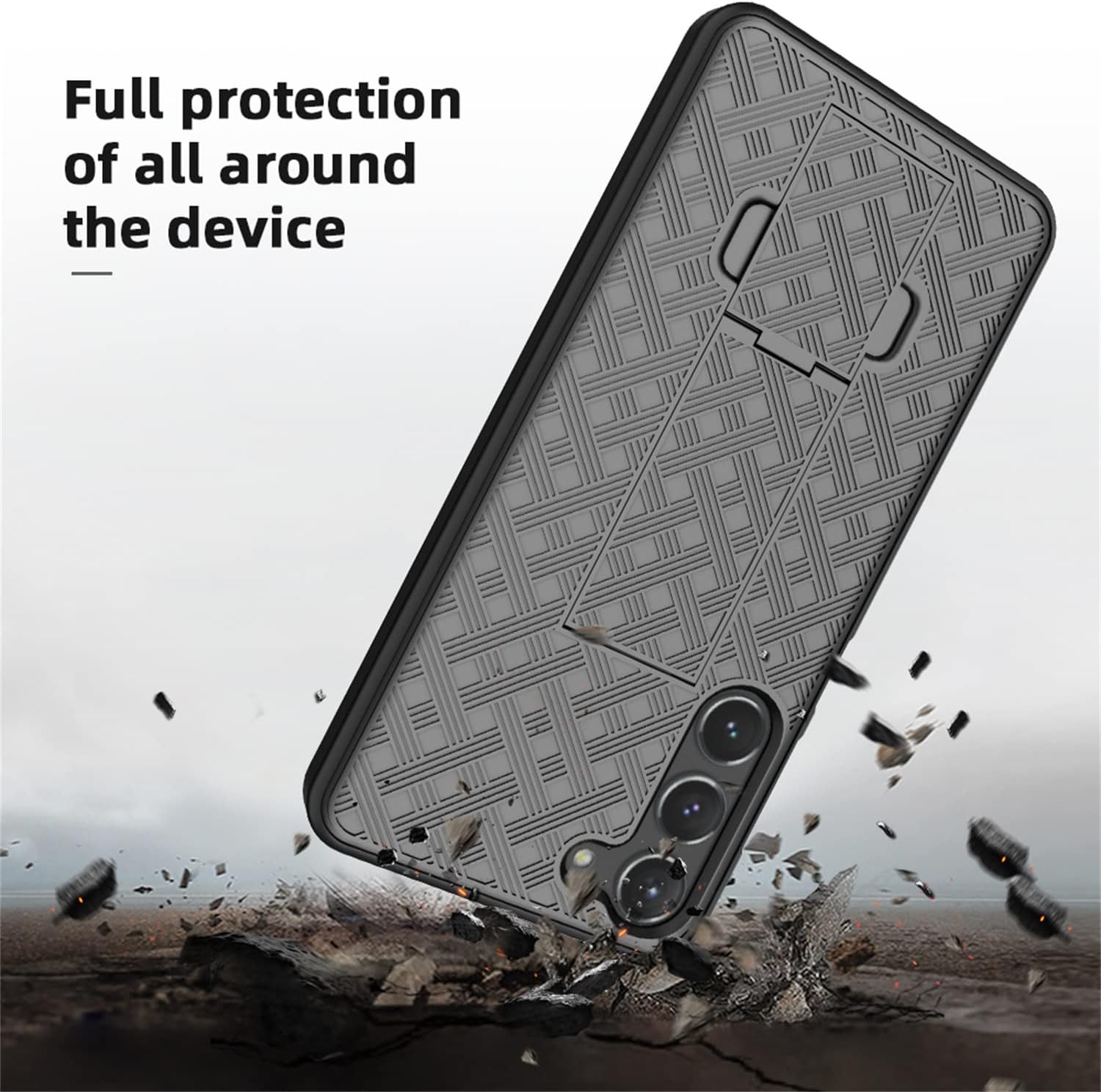 Case Belt Clip ,  Armor Kickstand Cover Swivel Holster  - NWB02 2080-5