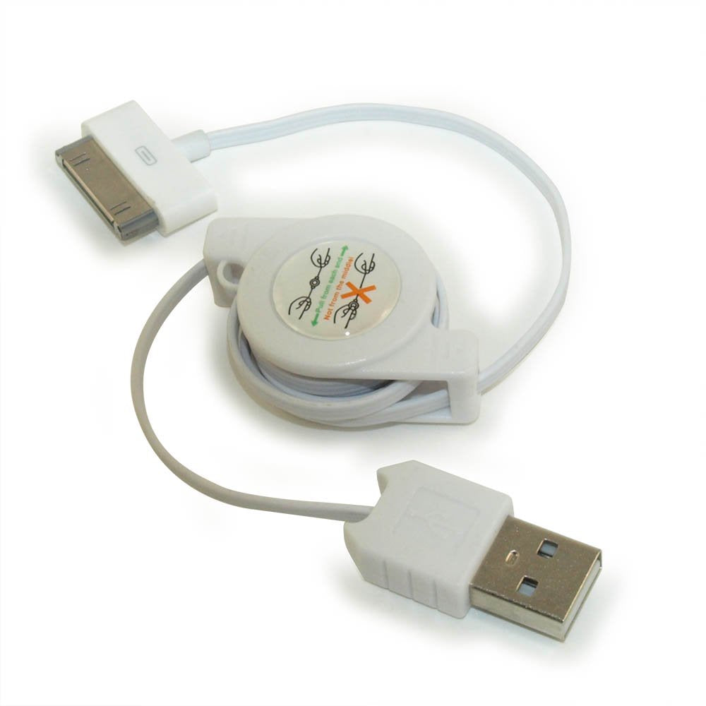 Retractable USB Cable, Data Cord Charge and Sync Charger Power Wire - NWC58 2243-2