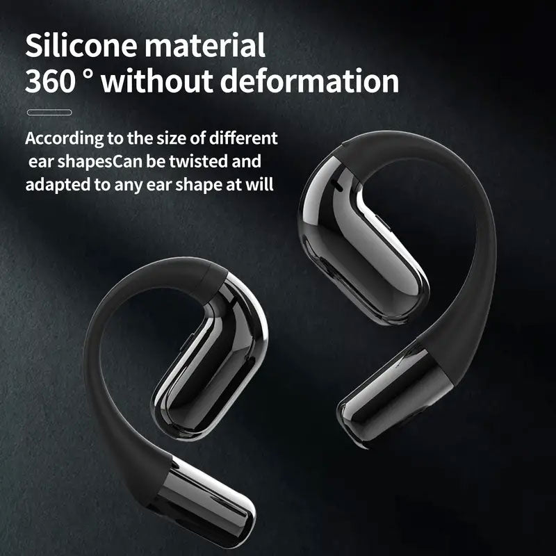 Wireless Ear-hook OWS Earphones , Hands-free Mic Charging Case True Stereo Over the Ear Headphones Bluetooth Earbuds - NWG58 2038-7