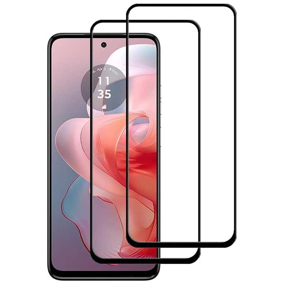 2 Pack Screen Protector, 9H Hardness (Fingerprint Unlock) Full Cover HD Clear Tempered Glass - NW2V59 2089-1