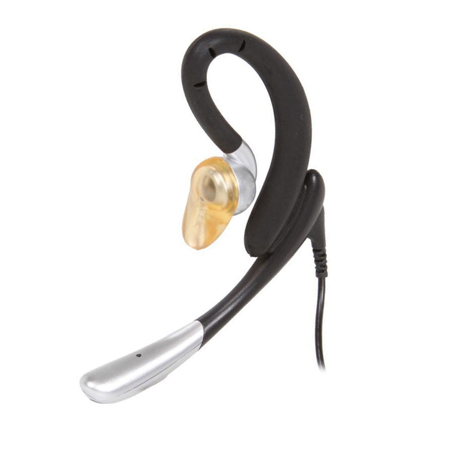 Wired Earphone, Headphone Single Earbud 3.5mm Adapter Over-the-ear with Boom Mic - NWC37+S06 1992-1