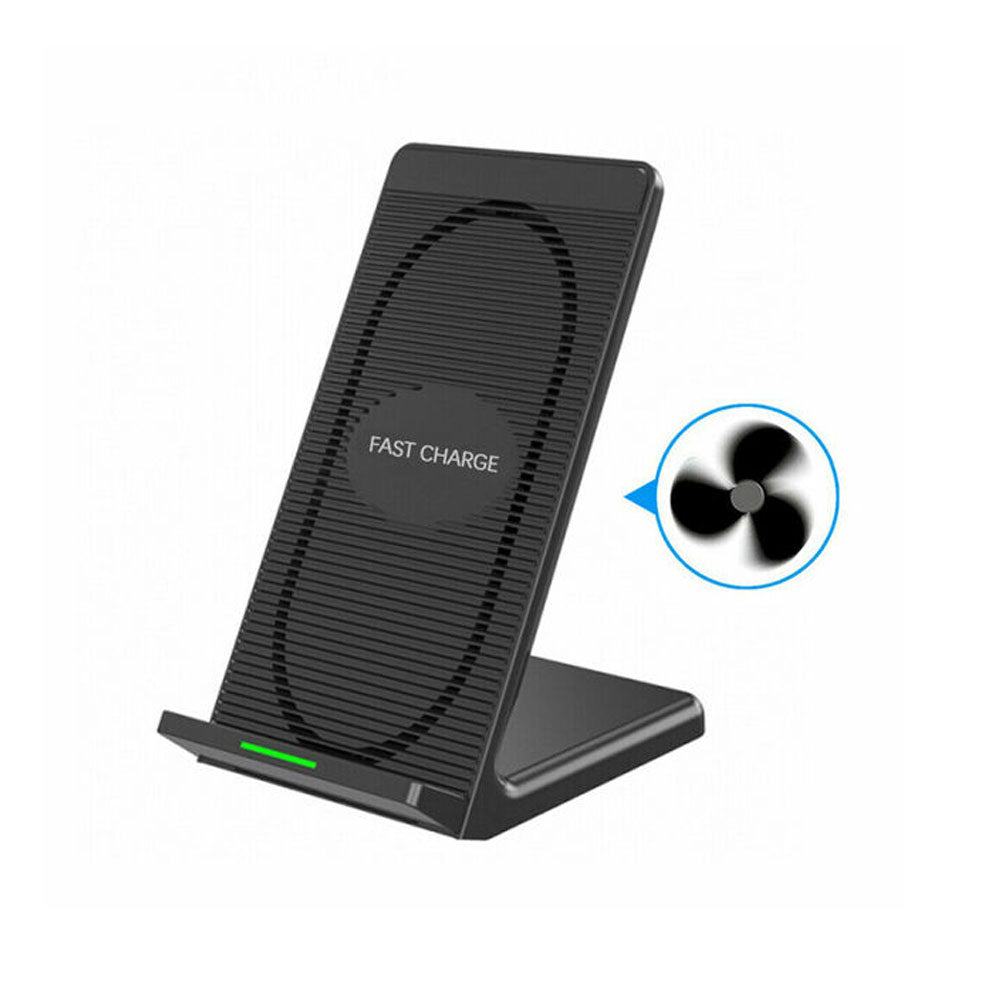 Wireless Charger, Charging Pad 2-Coils Detachable Stand 10W Fast - NWZS40 2130-3