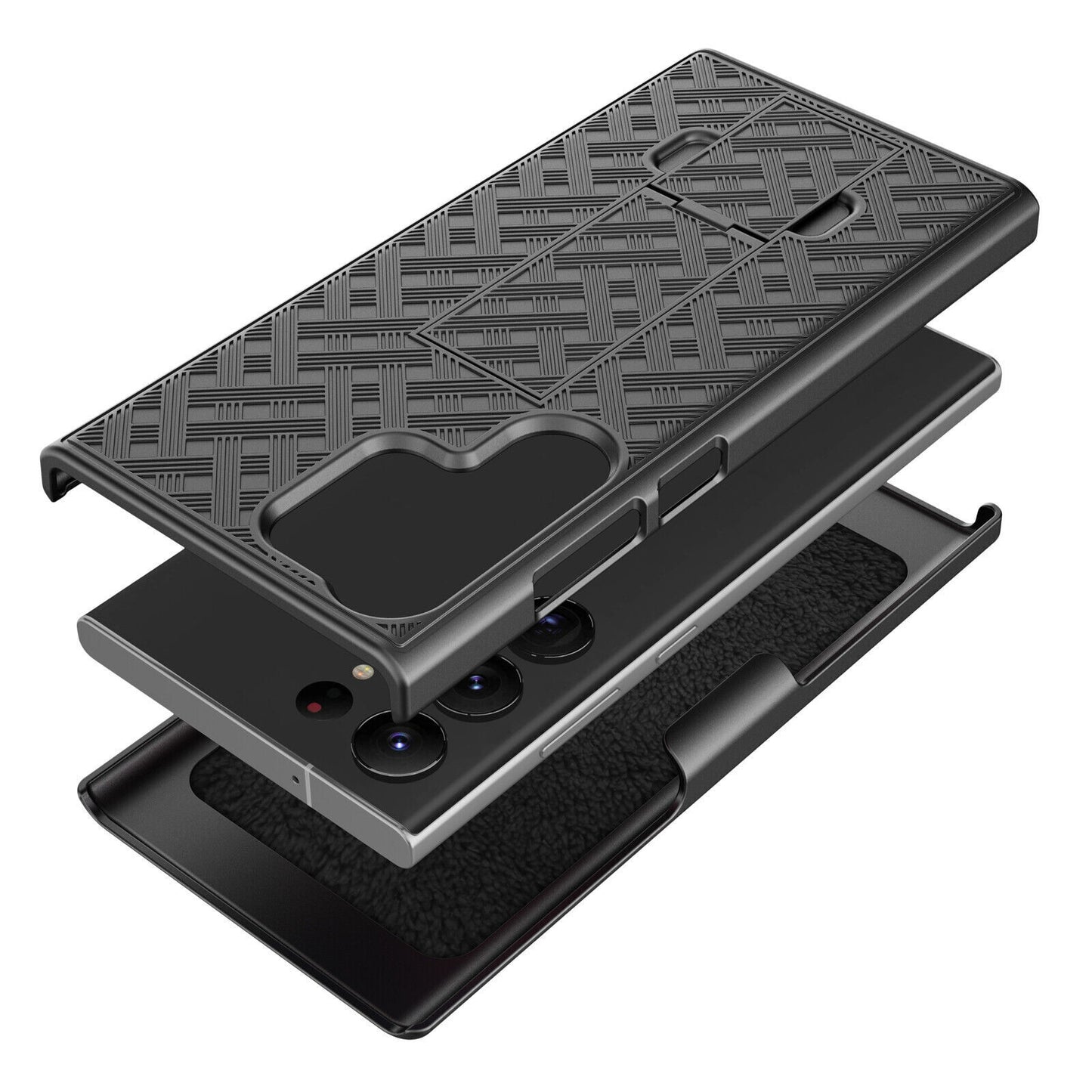 Case Belt Clip, Armor Kickstand Cover Swivel Holster - NWD24 2051-7