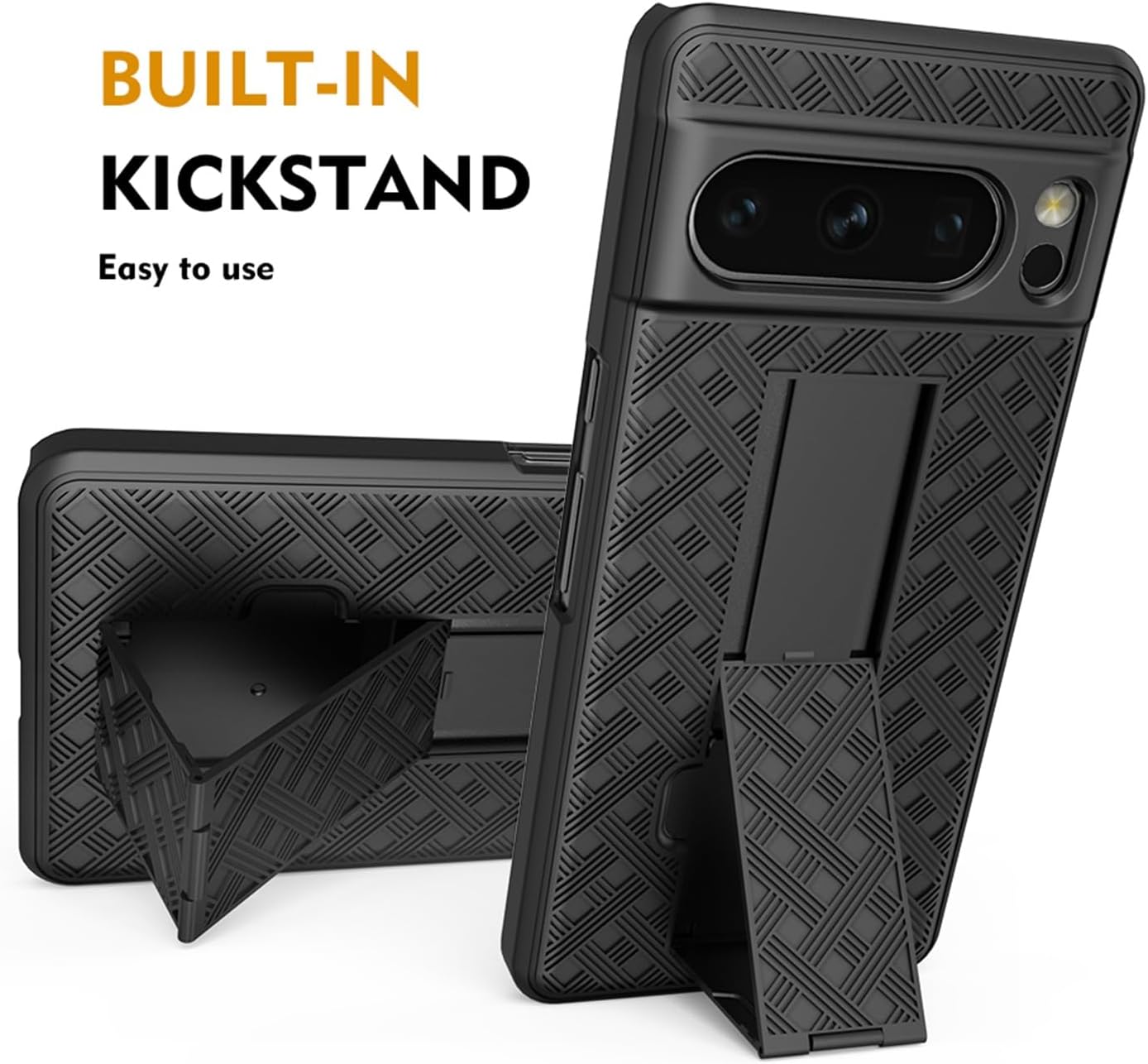 Case Belt Clip, Armor Kickstand Cover Swivel Holster - NWF67 2023-3