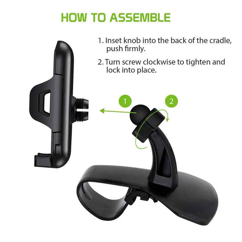 Car Mount , Swivel Cradle Holder Non-Slip Dashboard - NWA65 2103-4