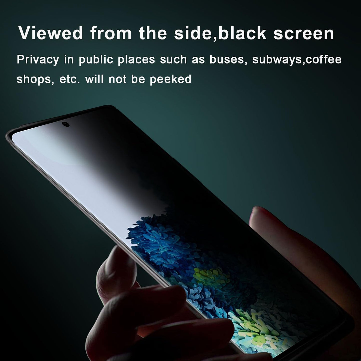 2 Pack Privacy Screen Protector, 3D Edge Anti-Peep 9H Hardness Anti-Spy Tempered Glass - NW2SP24 2218-4