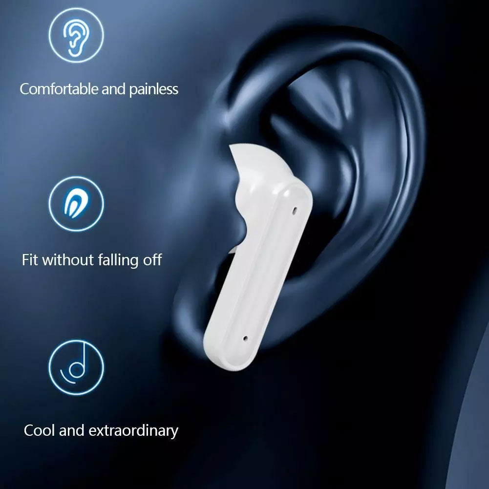 TWS Earphones , Headset True Stereo Headphones Earbuds Wireless - NWV65 2102-5