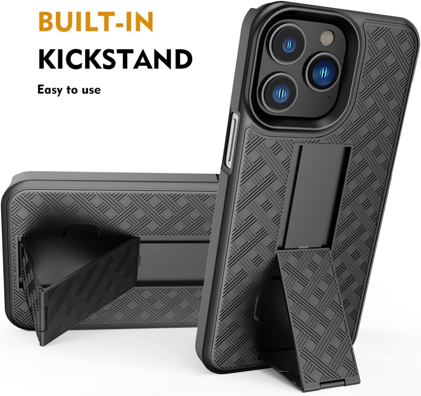 Case Belt Clip, Armor Kickstand Cover Swivel Holster - NWY87 2007-3