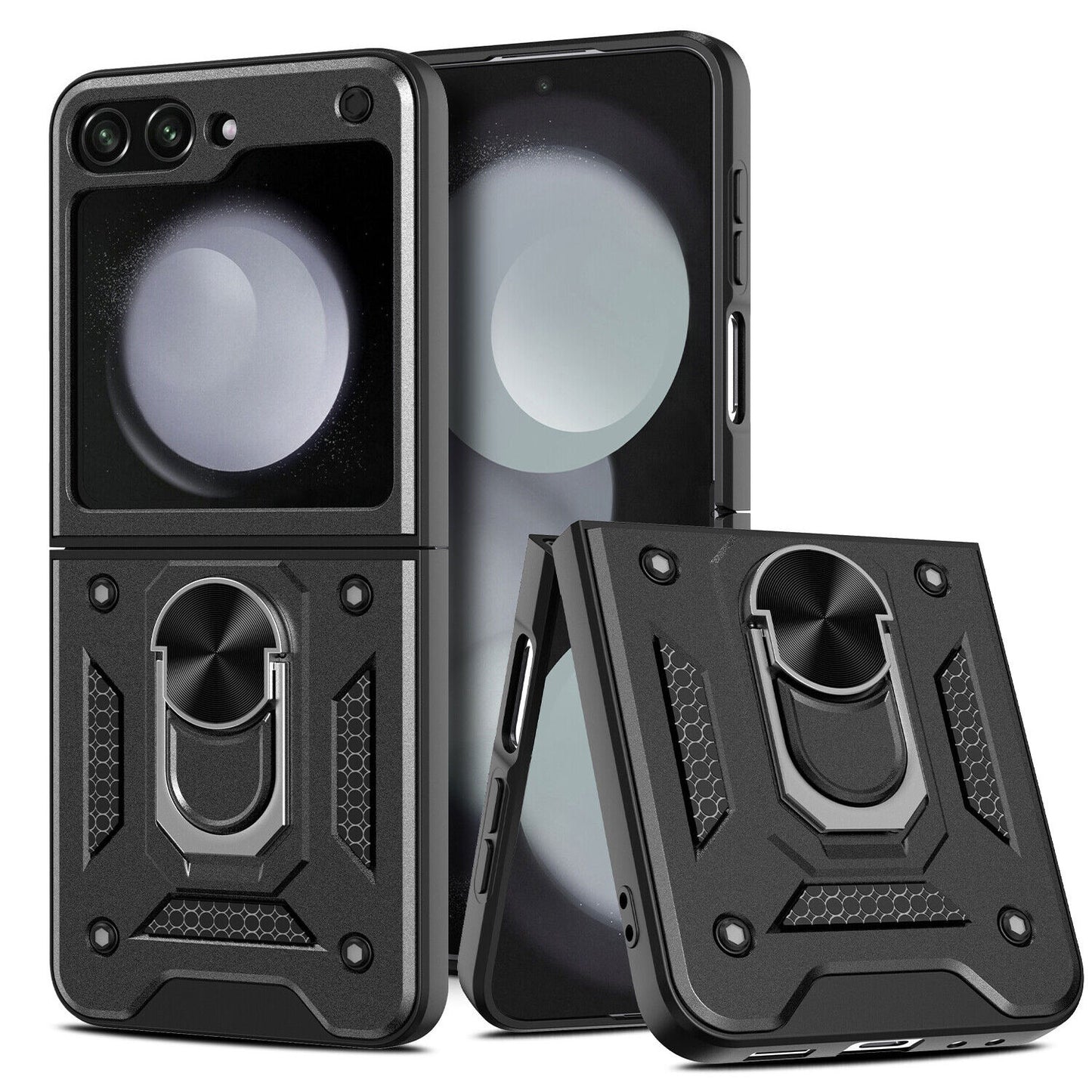 Hybrid Case Cover , Armor Shockproof Kickstand Metal Ring - NWf79 2027-1