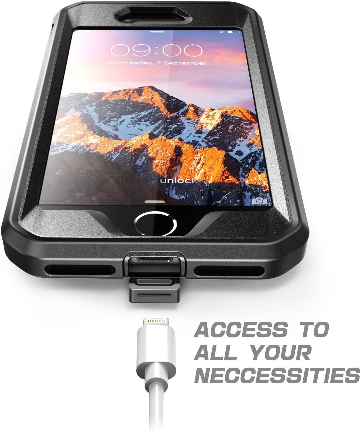 Case Belt Clip,  Cover Slim Fit Hybrid Built-in Screen Protector Swivel Holster  - NWN33 124-7