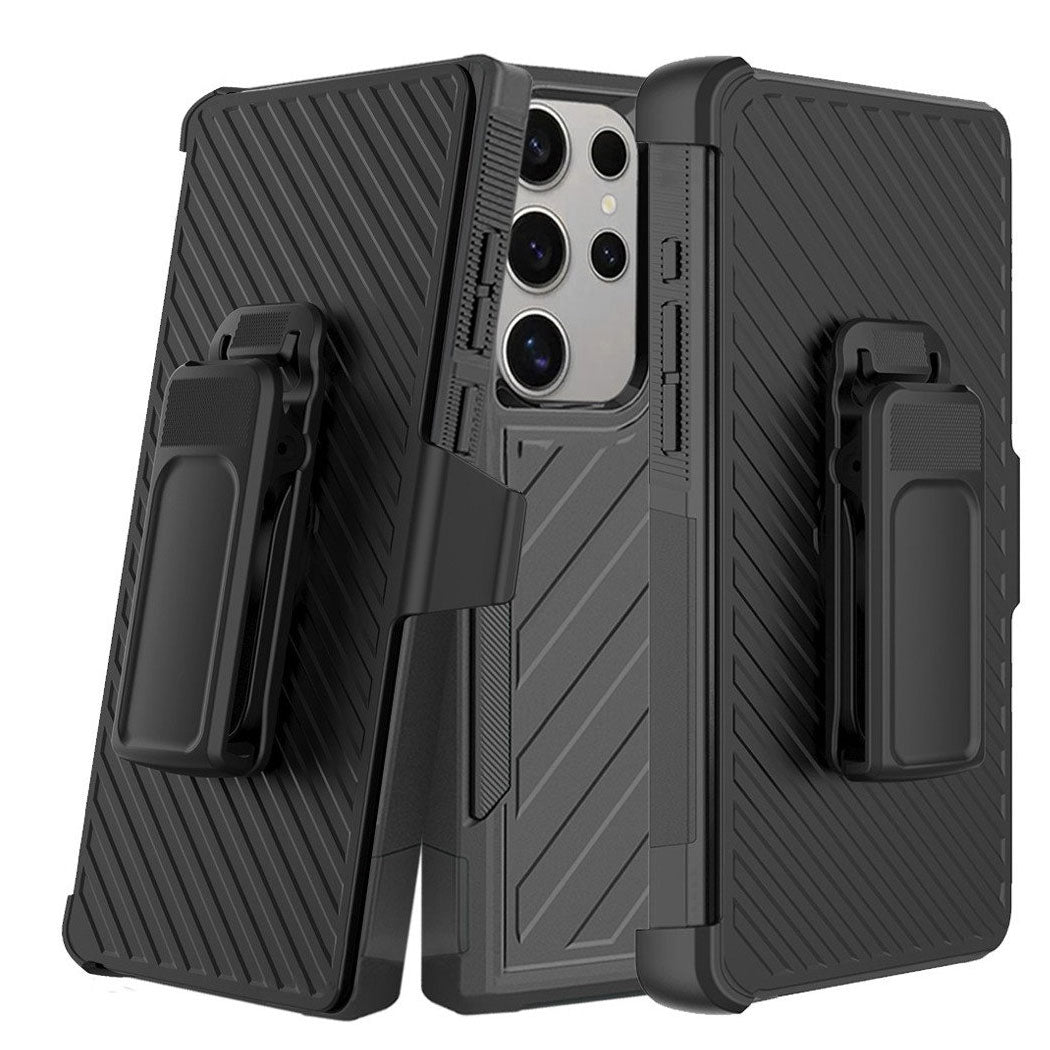 Case with Belt Clip,  Defender Drop-Proof w Kickstand Armor Cover Swivel Holster Combo  - NWD47 2182-2