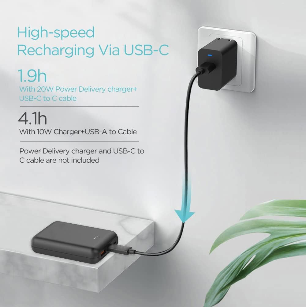 Power Bank , Battery Backup Portable Charger 10000mAh - NWG69 2054-8