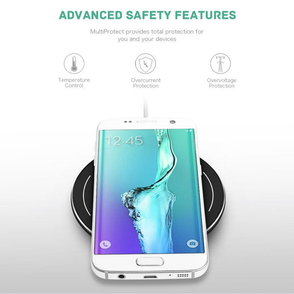 Wireless Charger, Quick Charge Slim Charging Pad 7.5W and 10W Fast - NWK83