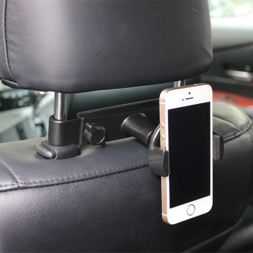 Car Headrest Mount, Dock Rotating Cradle Seat Back Holder - NWC78