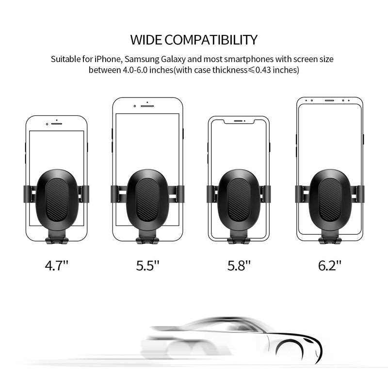 Car Mount, Gravity Cradle Dock Holder Air Vent - NWN99