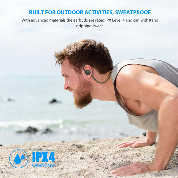 Wireless Headset, Headphones Neckband With Microphone Earphones Sports - NWA03