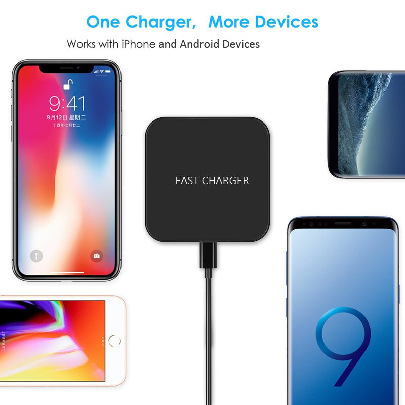 Wireless Charger, Slim Charging Pad 7.5W and 10W Fast - NWN96