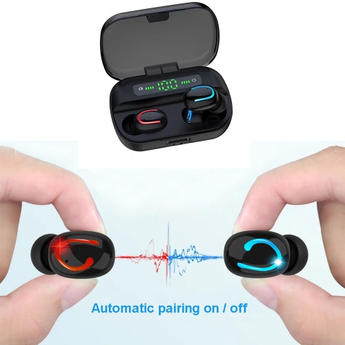 TWS Headphones, Headset True Wireless Stereo Earphones Earbuds Wireless - NWR25