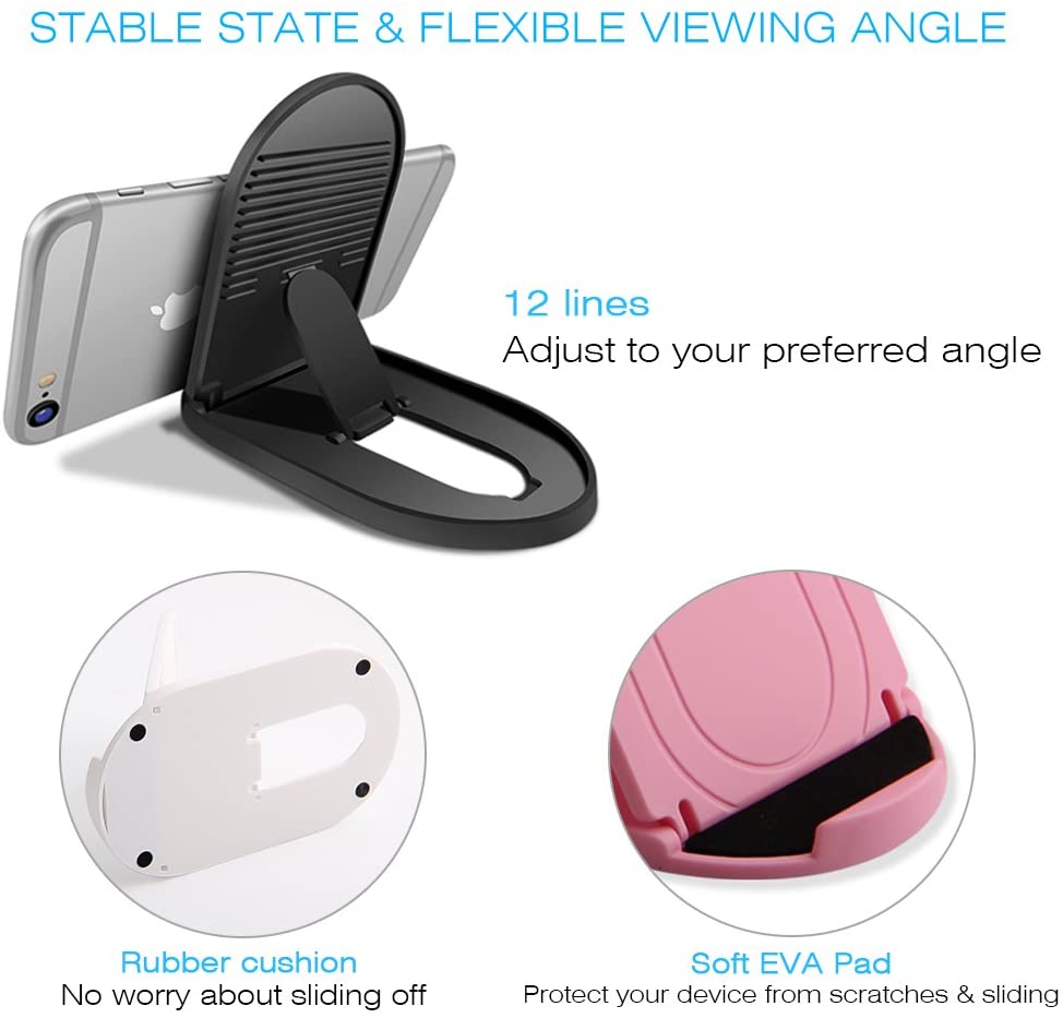 Fold-up Stand, Cradle Desktop Travel Holder Blue - NWZ17
