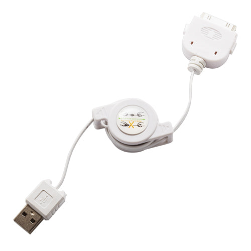 Car Home Charger, AC Plug Adapter Power Retractable USB Cable - NWE64