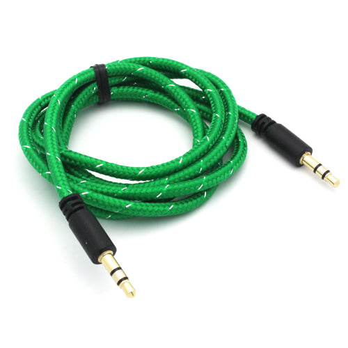 Aux Cable, Speaker Jack Wire Audio Cord Car Stereo Aux-in Adapter 3.5mm - NWB39