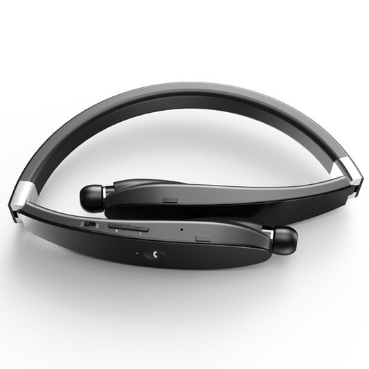 Wireless Headphones, Headset Neckband Folding Retractable Hands-free Mic Sports Earphones - NWM51