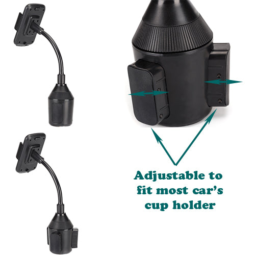 Car Mount, Gooseneck Dock Cradle Rotating Cup Holder - NWM20
